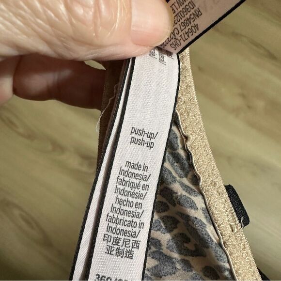 Victoria's Secret Animal Print 36C Push Up Bra - Picture 8 of 9